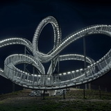 Night photography in Duisburg